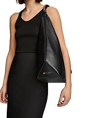 Donna Karan New York Bellmore Extra Large Hobo With Bezel Strap