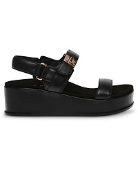 Anne Klein Women's Verse Double Strap Platform Wedge Sandals