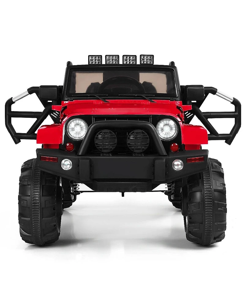 12V Electric Ride On Truck with Parental Remote Control and Led Lights