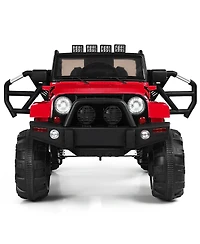 12V Electric Ride On Truck with Parental Remote Control and Led Lights
