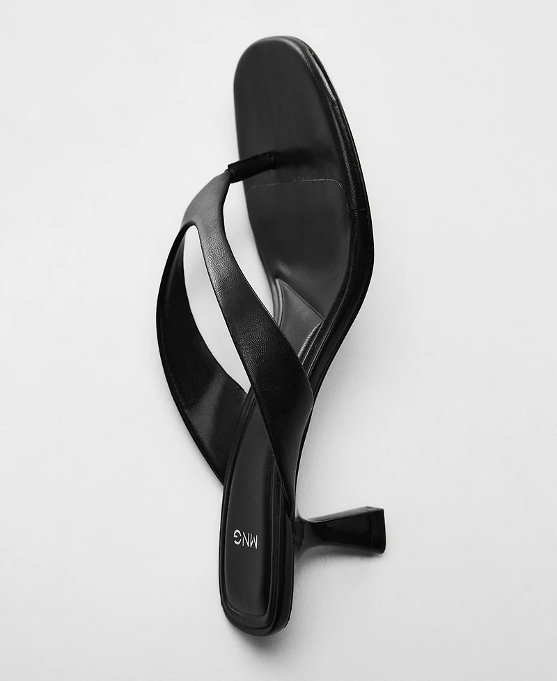 Mango Women's Kitten Heel Sandals