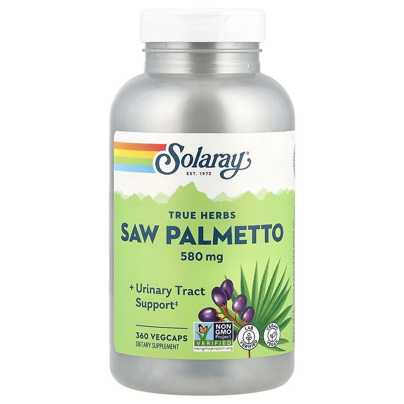 Solaray Saw Palmetto 580 mg - 360 VegCaps