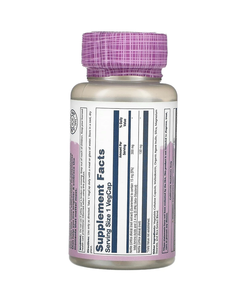 Solaray Nettle Vital Extracts - 60 VegCaps