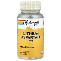 Solaray Lithium Aspartate 5 mg - 100 VegCaps