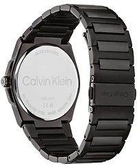 Calvin Klein Men's Meta-Minimal Black Stainless Steel Watch 41mm