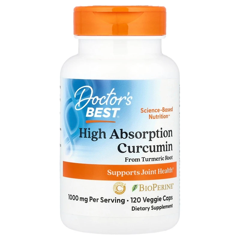 Doctor's Best High Absorption Curcumin - 120 Veggie Caps