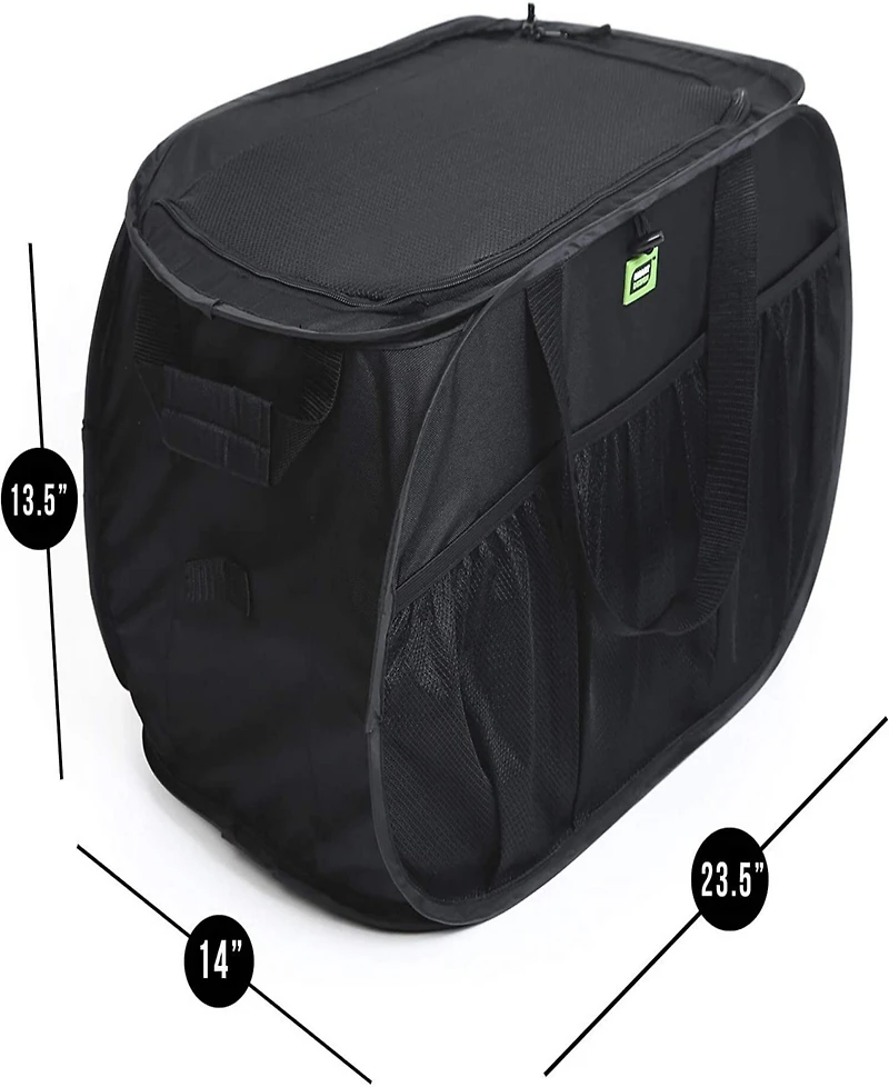 Smart Design Pop Up Trunk Organizer with Easy Carry Handles 23"