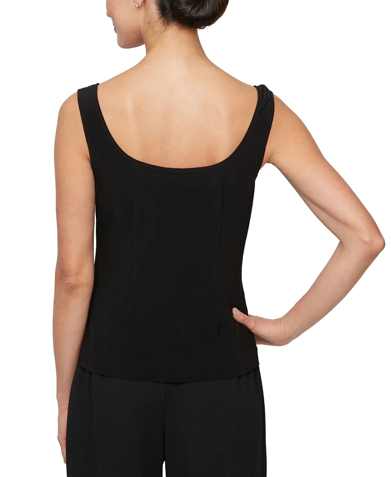 Alex Evenings Women's 2-Pc. Embroidered Twinset