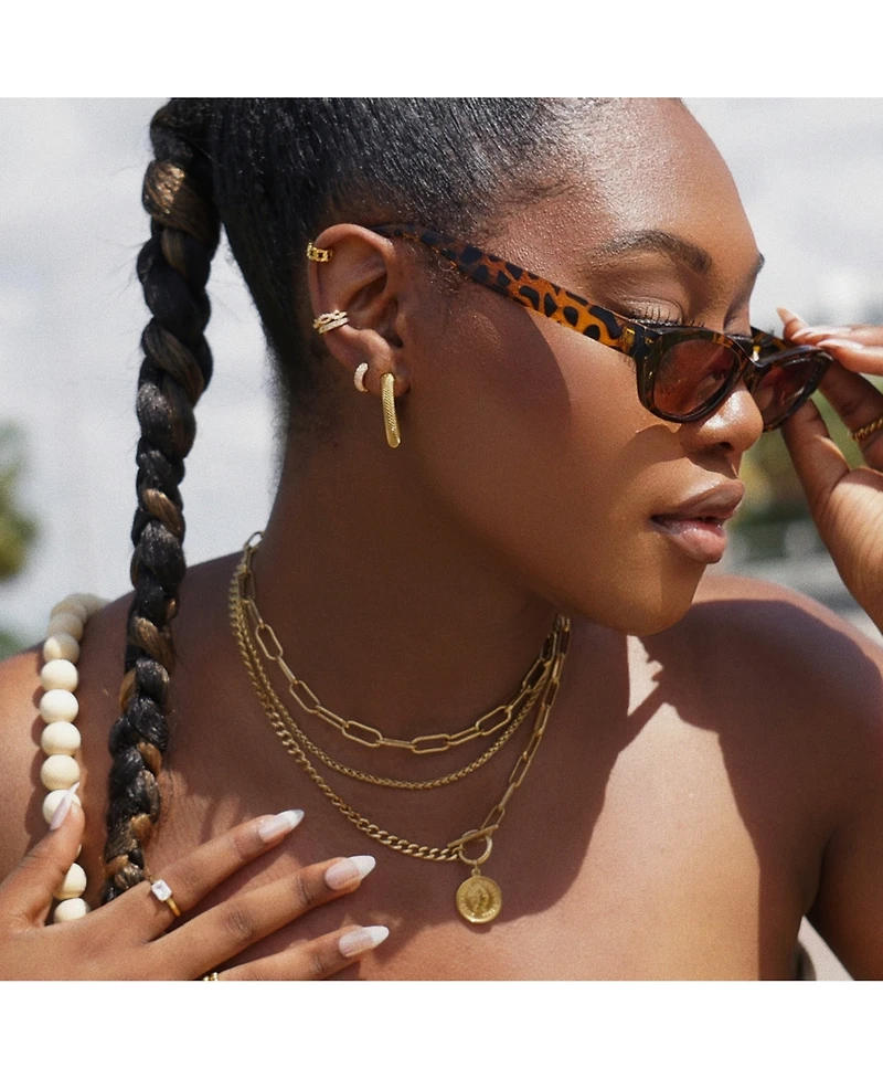 Ellie Vail - Stacie Toggle Chain Coin Necklace