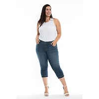 Slink Jeans Plus Mid Rise Crop