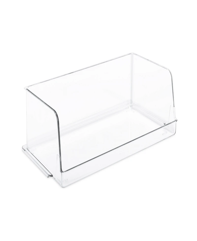 Smart Design Set of 2 Stackable Household Bin, 7" x 12.5"