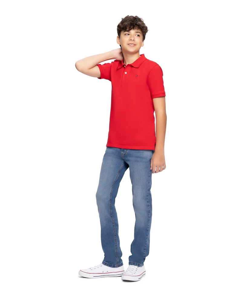 Tommy Hilfiger Big Boys Ivy Stretch Polo Collared Shirt