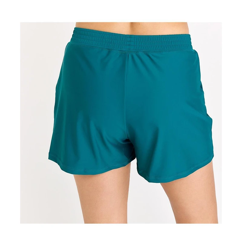 Calypsa Women's Classic Fit Swim Shorts With Panty