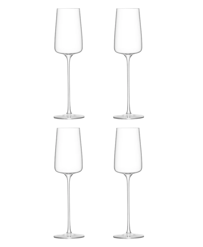 Lsa International Metropolitan Champagne Flutes, Set of 4