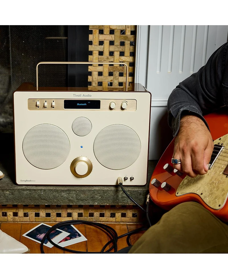 Tivoli Audio Songbook Max Bluetooth Speaker with Built-In Pre-Amp and Carrying Handle