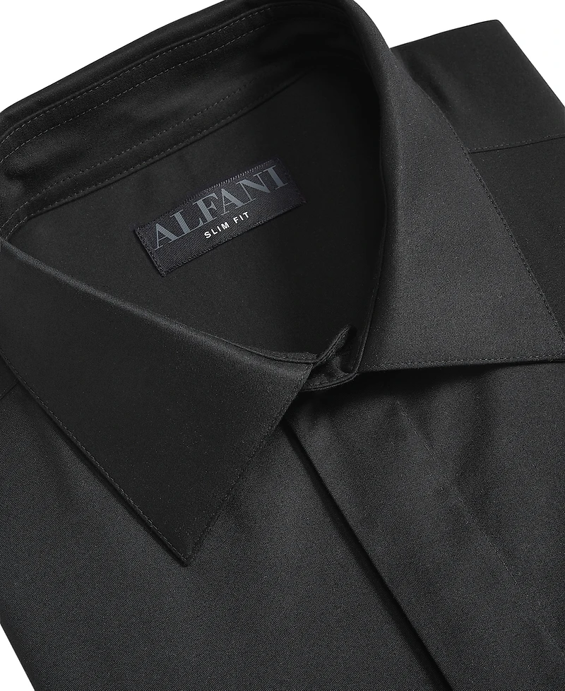 Alfani Men's Slim Fit Covered Placket Tuxedo Shirt, Created for Macy's