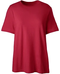 Lands' End Women's Tall Short Sleeve Feminine Fit Essential T-shirt