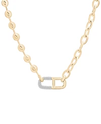 Audrey by Aurate Diamond Horizontal Link Two-Chain 18" Pendant Necklace (1/5 ct. t.w.) in Gold Vermeil, Created for Macy's