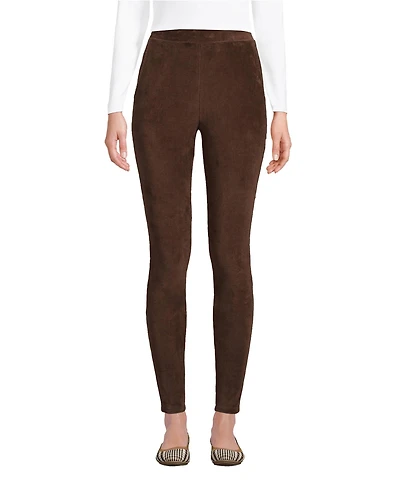 Lands' End Women's Sport Knit High Rise Corduroy Leggings