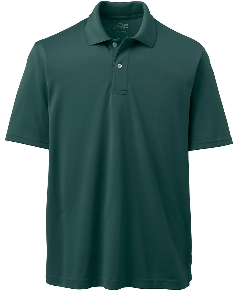 Lands' End Men's Short Sleeve Polyester Polo