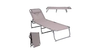 Slickblue Outdoor Adjustable Chaise Lounge Recliner Chair