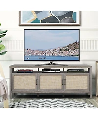 Slickblue Universal Tv Stand Entertainment Media Center for Tv's up to 65 Inch