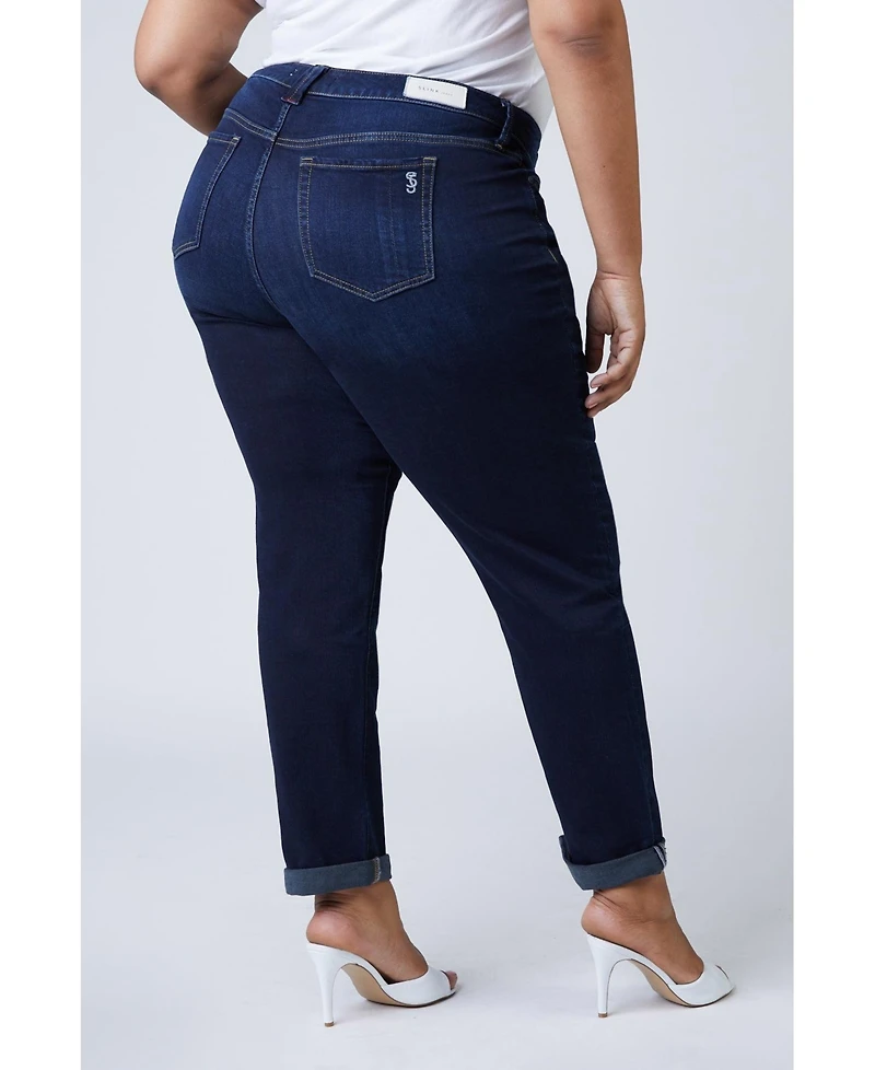 Slink Jeans Plus Mid Rise Boyfriend
