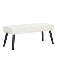 WestinTrends Velvet Tufted Bedroom Bench for Living Room & Entryway
