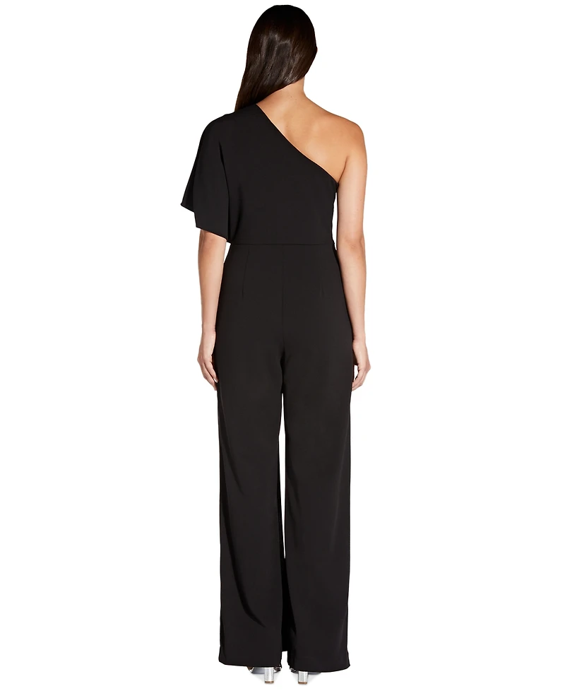 Adrianna Papell One-Shoulder Jumpsuit