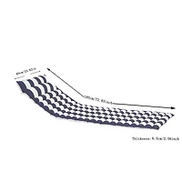 Streamdale Blue and White Lounge Chair Replacement Cushions Set