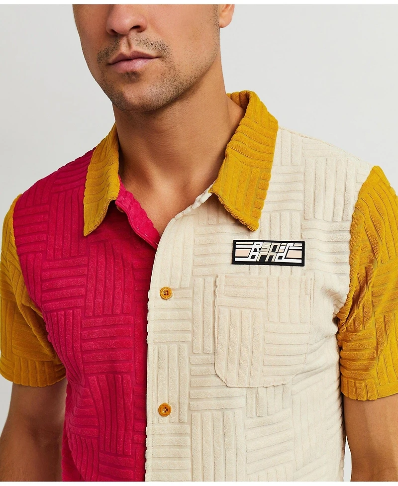 Reason Color Blocked Men's Shirt