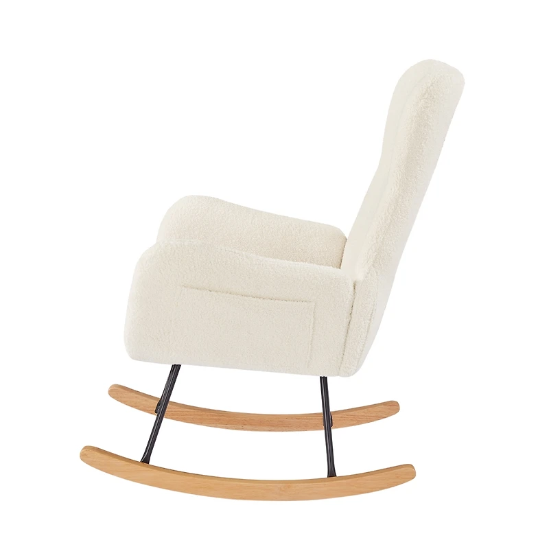 Streamdale Teddy Fabric Rocking Chair