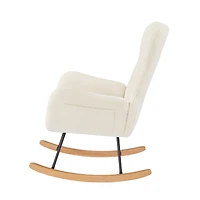 Streamdale Teddy Fabric Rocking Chair