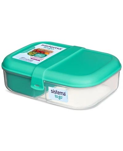 Sistema To Go Split Lunch Box Food Storage Container
