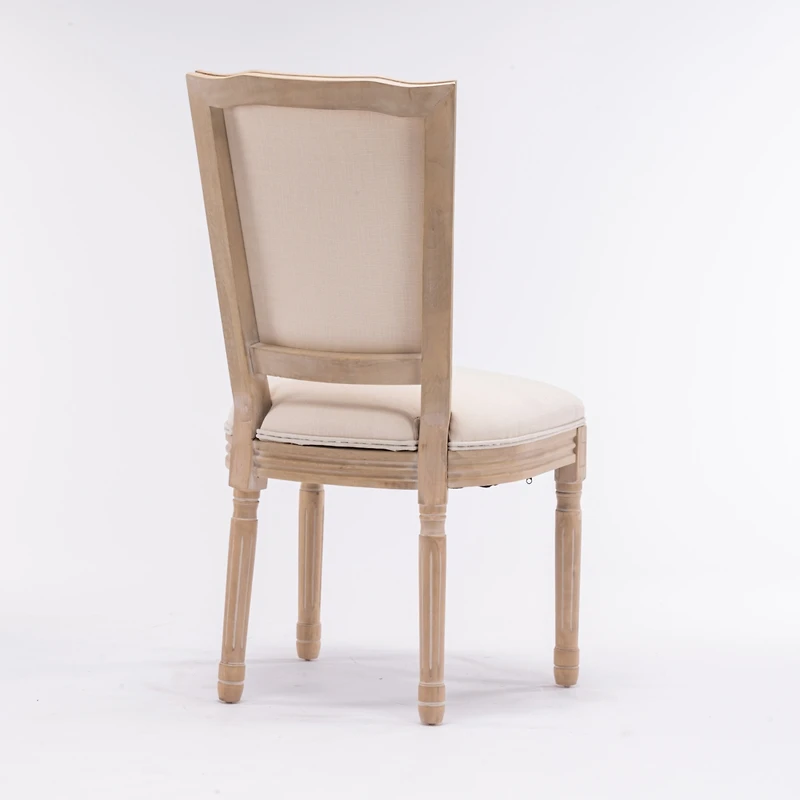 Streamdale Furniture Antique French Style Dining Chairs, Set of 2