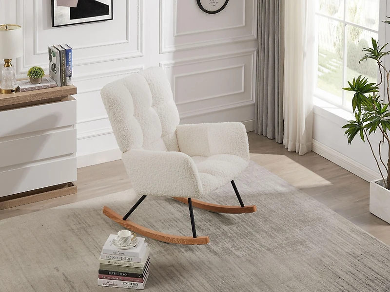 Streamdale Rocking Chair with High Backrest for Nursing