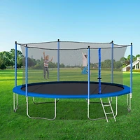 Streamdale 14FT Trampoline (Steel Tube, Ladder)
