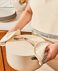 Caraway Cotton Solid-Color Lightweight Bib Apron