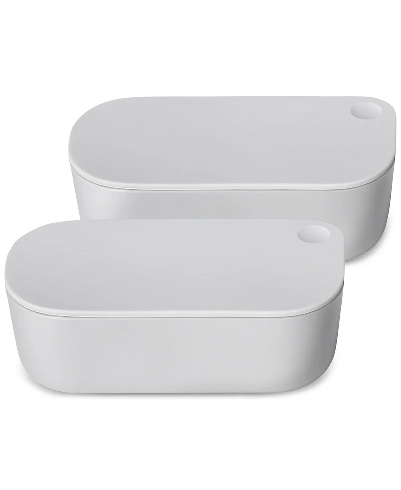 Caraway 2-Piece Dash Nonstick Glass Ramekin & Lid Set