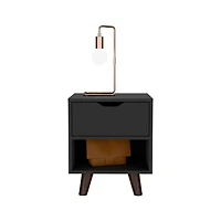 Simplie Fun Nightstand Carleen, Bedroom, Black