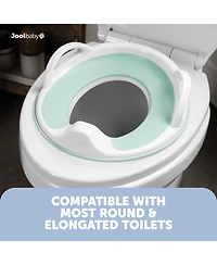Potty Training Seat with Handles , Splash Guard, Non-Slip & Free Storage Hook - Unisex