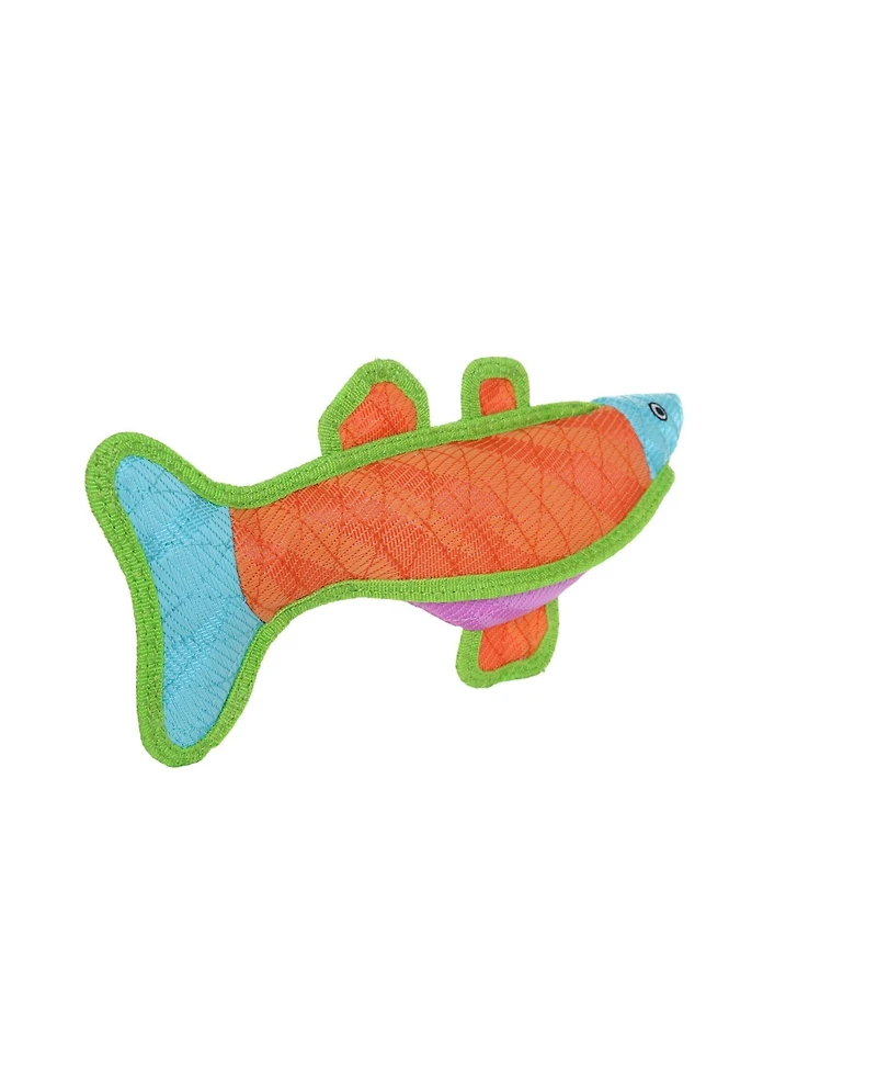 DuraForce Fish Durable Plush Squeaky Dog Toy