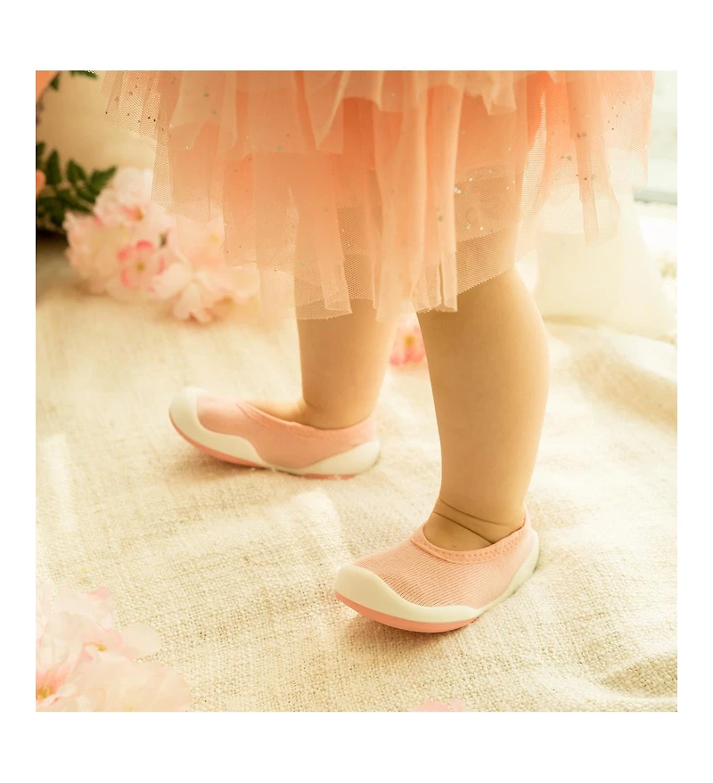 Komuello Infant Girls Breathable Washable Non-Slip Sock Shoes