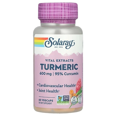 Solaray Vital Extracts Turmeric 600 mg - 60 VegCaps