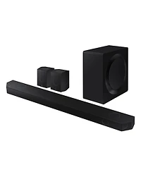 Samsung Hw-Q990D 11.1.4-Channel Wireless Dolby Atmos Soundbar with Wireless Surround Speakers & Subwoofer (Black)
