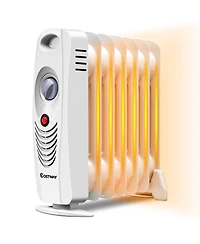 Slickblue 700 W Portable Mini Electric Oil-Filled Radiator Heater