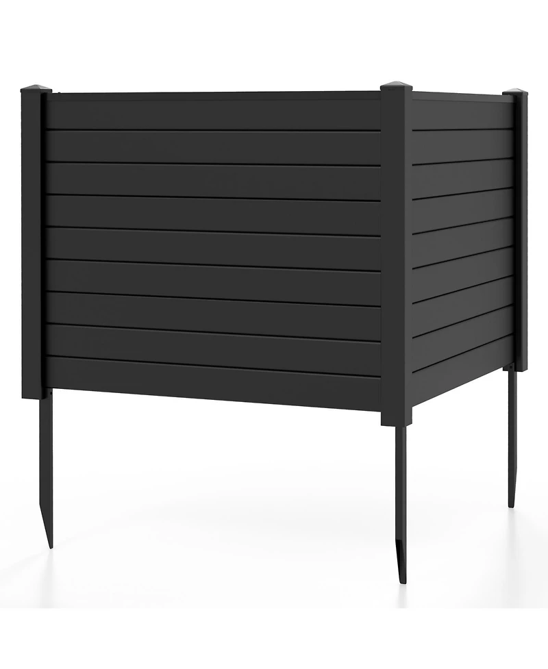 Outdoor Privacy Screens Fence Panels with Long Stakes Durable and Secure Garden or Patio Dividers