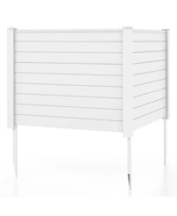 Outdoor Privacy Screens Fence Panels with Long Stakes Durable and Secure Garden or Patio Dividers