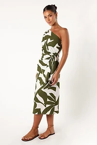 Petal and Pup Women's Zara One Shoulder Midi Dress