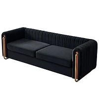 Streamdale Furniture Modern Velvet Sofa